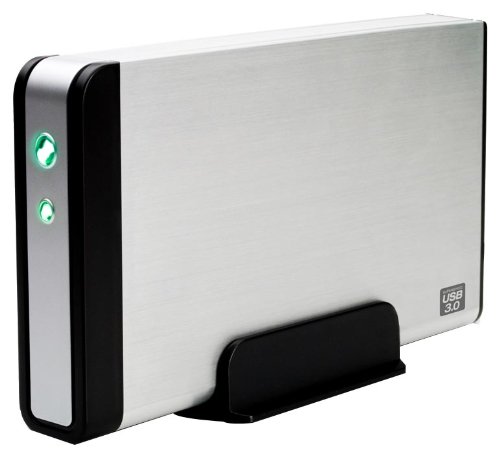 Fantec fanbox FB-35U3 2TB externe Festplatte (8.9 cm (3.5 Zoll), SATA, USB 3.0 Aluminium) silber