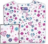 Scrub Tops - Brighter Days V-neck Scrub Uniforms Top By Madison Medical