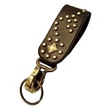 フラワースタッズ レザーキーホルダー