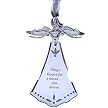 Angel Just Believe Ornament - Silver