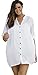 swimsuitsforall Women's swimsuitsforall Cotton Big Shirt With Crochet