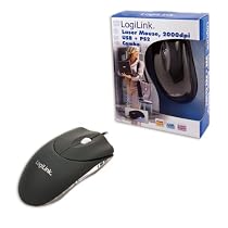 LogiLink Maus Laser USB + PS/2 mit LED