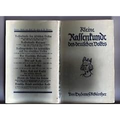Kleine Rassenkunde des deutschen Volkes. mit 100 Abb. und 13 Karten. 131.-145. Tsd.