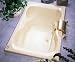 72 X 42 Center Drain Bath Only Mito White