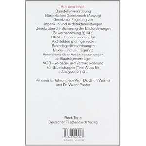VOB - Vergabe- und Vertragsordnung für Bauleistungen. HOAI - Honorarordnung für Architek