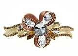 Champagne Bowtie Surprise Hair Clip Jewelry