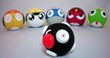 Sgt Frog Keroro Gunso Squeezy Head Mascot Ball Set of 6IMAGE
