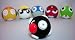 Sgt Frog Keroro Gunso Squeezy Head Mascot Ball Set of 6_s-1