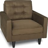 Review Avenue Six  / Avenue Six 210021 Plaza Tufted Chair - Mocha