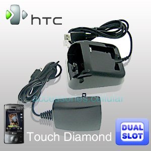 HTC Touch Diamond  GSM  USB Docking Cradle Kit w/ Battery Slot