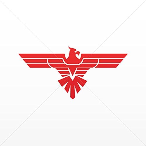 Stickers Decal German Eagle Car door Hobbies Waterproof Racing Durable Red (16 X 7.74 In)