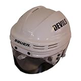 Official NHL Licensed Mini Player Helmets - NJ Devils (White)