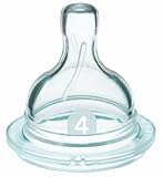 Produkt-Bild: Philips Avent SCF634/27 - 2 x Vierloch-Sauger - schneller Nahrungsfluss