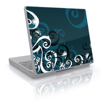 Childrens Toyshop  Video Games : Laptop Skin (Can be trimmed to fit most laptops.) (15" x 12") - Midnight Garden