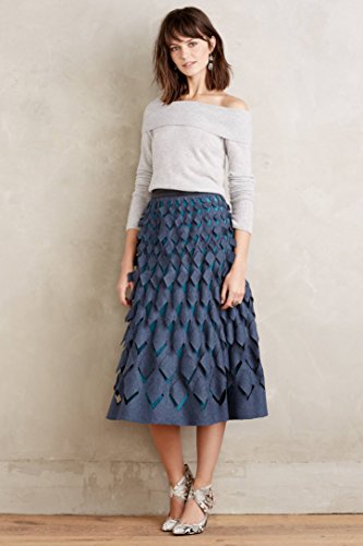 Not So Serious by Pallavi Mohan(パラヴィ モハンで深刻ではないです。) Diamond-Cut Felt Skirt ダイヤモンド カットのスカートを感じた [並行輸入品]