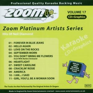 CD-Charts  Music : Zoom Karaoke CD+G - Platinum Artists 17: Neil Diamond