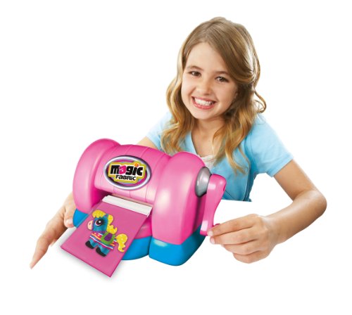 Imagen 6 de Famosa Arts & Crafts Magic fabric Super Style Creation Studio - Set con máquina prensadora para crear muñecos