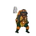 Wilton Teenage Mutant Ninja Turtle Standing TMNT Cake Pan (2105-3075, 1989) Retired