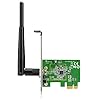 ASUS (PCE-N10) Wireless-N Network Adapter (150Mbps Transmit / 150Mbps Receive) with PCI-E Interface, Include Full Height and Low Profile bracket, WPS Button Support