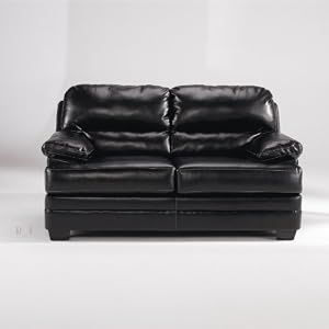 DuraBlend Black Loveseat by Ashley Furniture