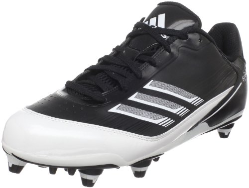adidas Men's Scorch X Low D Football Cleat,Black/White/Metallic Silver,17 M US adidas Men's Scorch X Low D Football Cleat,Black/White/Metallic Silver,17 M US