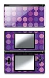 Purle Polka Dots Design Decal Protective Skin Sticker for Nintendo DS Lite