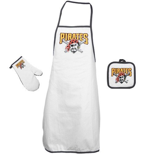 Pittsburgh Pirates Tailgate & Kitchen Grill Combo Set