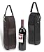 New York Single Wine Insulated Bottle Carrier - Brown