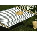 Castaway Q8205 Large Quilted Hammock - green/white