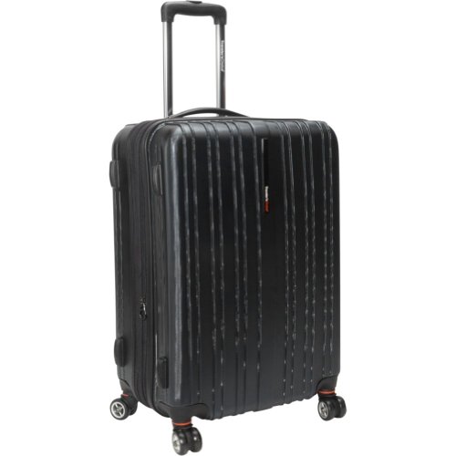 Traveler's Choice Tasmania 25 in. Exp Hardside Spinner (Black)