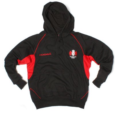 Gloucester Players Hooded Rugby Sweat - size S