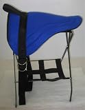 Pony Bareback Saddle - Blue
