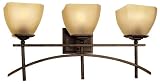 Yosemite Home Decor 94673VB Sentinel 24-Inch 3-Light Bathroom Vanity, Venetian Bronze