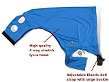 TOMARA equestrian Premium Lycra hood -Blue -Pony