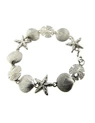 Phil Laender - Silver Shells Bracelet - Sterling Silver - 19.9 Gr - 19 cm