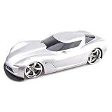 2009 Corvette Stingray Concept 1 10 R C Car 49 MHZ Silver by Collectable Diecast