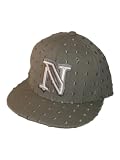 Neff Nando Logo Grey White Fitted Hat Cap (7 3/8)