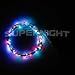 BINZET 5M 50LEDs RGB LED Copper Strings Light 3xAA Battery Powered LED Silver Wire RGB Starry Starry Light Fairy Light Plant Decorative LED Light Strings