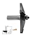 Milwaukee 48-23-6450 1-1/4" x 2-5/8" x 1/2" Shank Raised Panel Router Bit