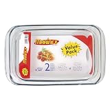 Marinex Value-Pack 1.7-Quart and 2-1 3-Quart Rectangular Baking Dish Set by Marinex