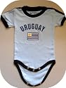 URUGUAY BABY BODYSUIT 100%COTTON. SIZE FOR 6 MONTHS .NEW