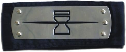 Black Naruto Ninja Hidden Sand Village HeadBand