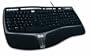 Microsoft Natural Ergonomic Keyboard 4000 Tastatur schnurgebunden schwarz/silber (deutsches Tastaturlayout, QWERTZ)