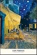 Van Gogh (Cafe Terrace at Night) Framed Art Poster Print - 26" X 38"