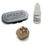 La Dot - KT0043Z - Pierre �  Tatouer - Visuel Etoile �  5 Branches + Le Maquillage �  Tatouage Noir + Le Tampon Encreur - Taille S