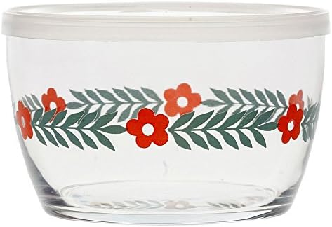 Storage Bowl Red Daisy (4 pack)