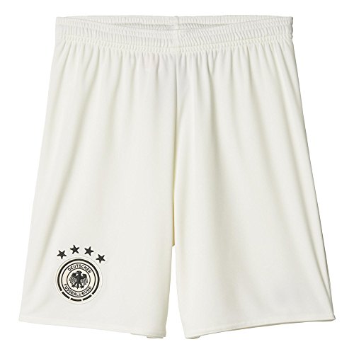 adidas Kinder Trikot UEFA EURO 2016 DFB Auswärtsshorts Replica, weiß/schwarz, 176, AA0121