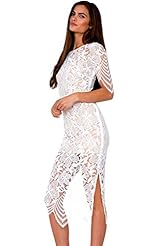 Sexy Checkered Print Floral Print Polyester/Spandex Sheer Lace Backless  Dress