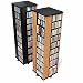 Prepac Black 4-Sided Large Spinning Media (DVD,CD,Games) Storage Tower