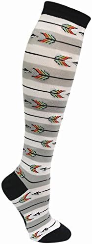 ModSock Womens Arrow Knee Socks 6-10 Shadow